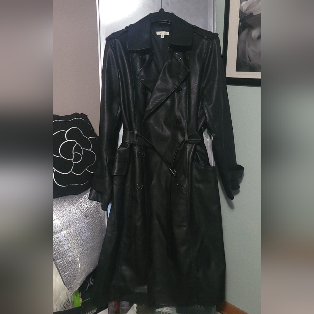 Max Studio Trench Coat - Picture 3 of 4